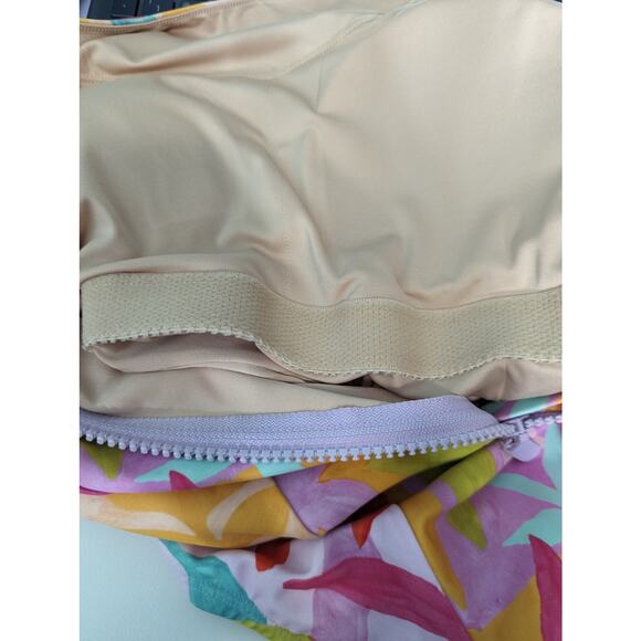 Mott 50 Michaela Sleeveless One Piece Swimsuit Brushed Flora Size S NWT - Picture 9 of 12